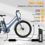 HITWAY Bicicletta elettrica 27,5 - immagine 5