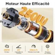 HITWAY Bicicletta elettrica 27,5 - immagine 4