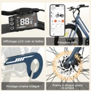 HITWAY Bicicletta elettrica 27,5 - immagine 2