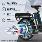 HITWAY Bicicletta elettrica 20 - immagine 5