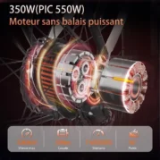 SPATIAL Bicicletta elettrica bianca 26 - immagine 5